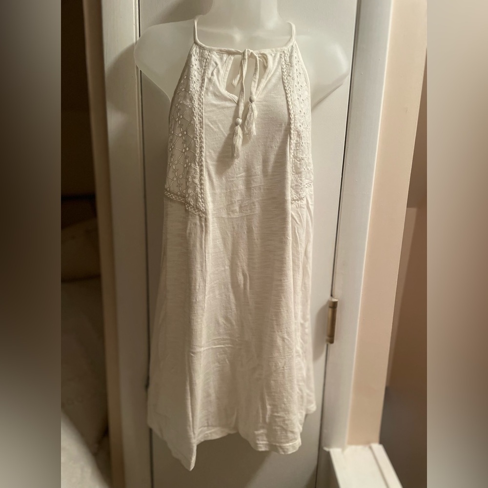 Roxy off white summer boho dress size small